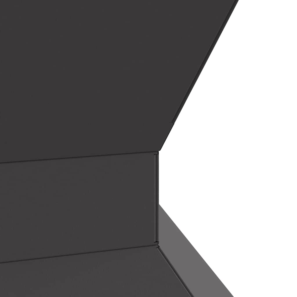 Fire Pit Preto 50 x 50 x 40 cm Aço