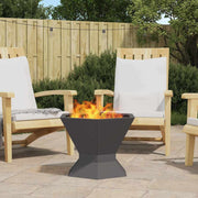 Fire Pit Preto 50 x 50 x 40 cm Aço