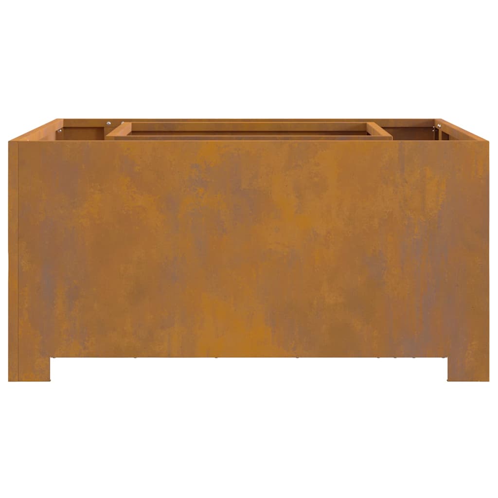 Fire Pit Castanho 80 x 80 x 40 cm Aço corten
