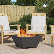 Fire Pit Preto 60 x 60 x 30 cm Aço