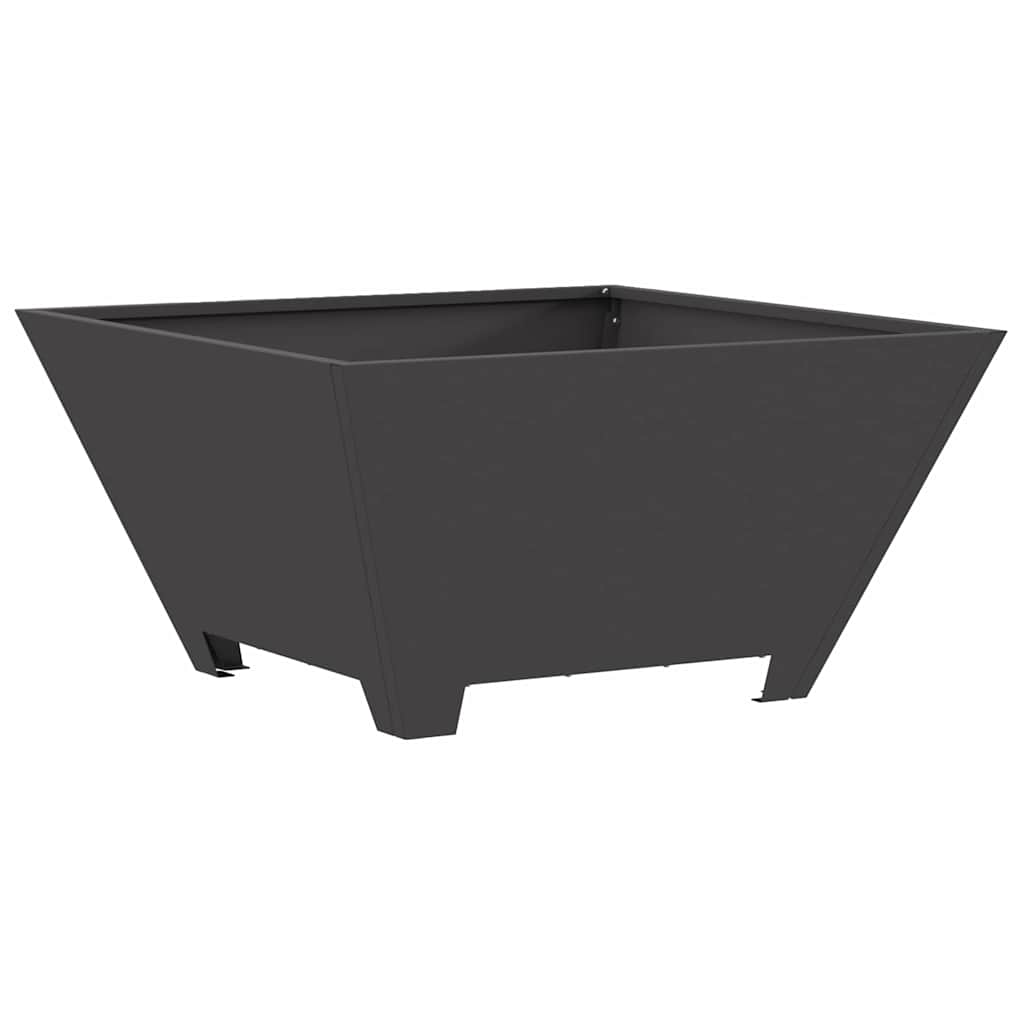 Fire Pit Preto 60 x 60 x 30 cm Aço