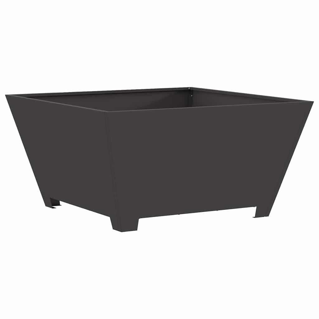 Fire Pit Preto 80 x 80 x 40 cm Aço