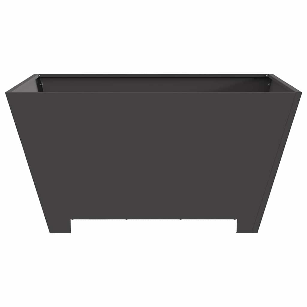 Fire Pit Preto 80 x 80 x 40 cm Aço