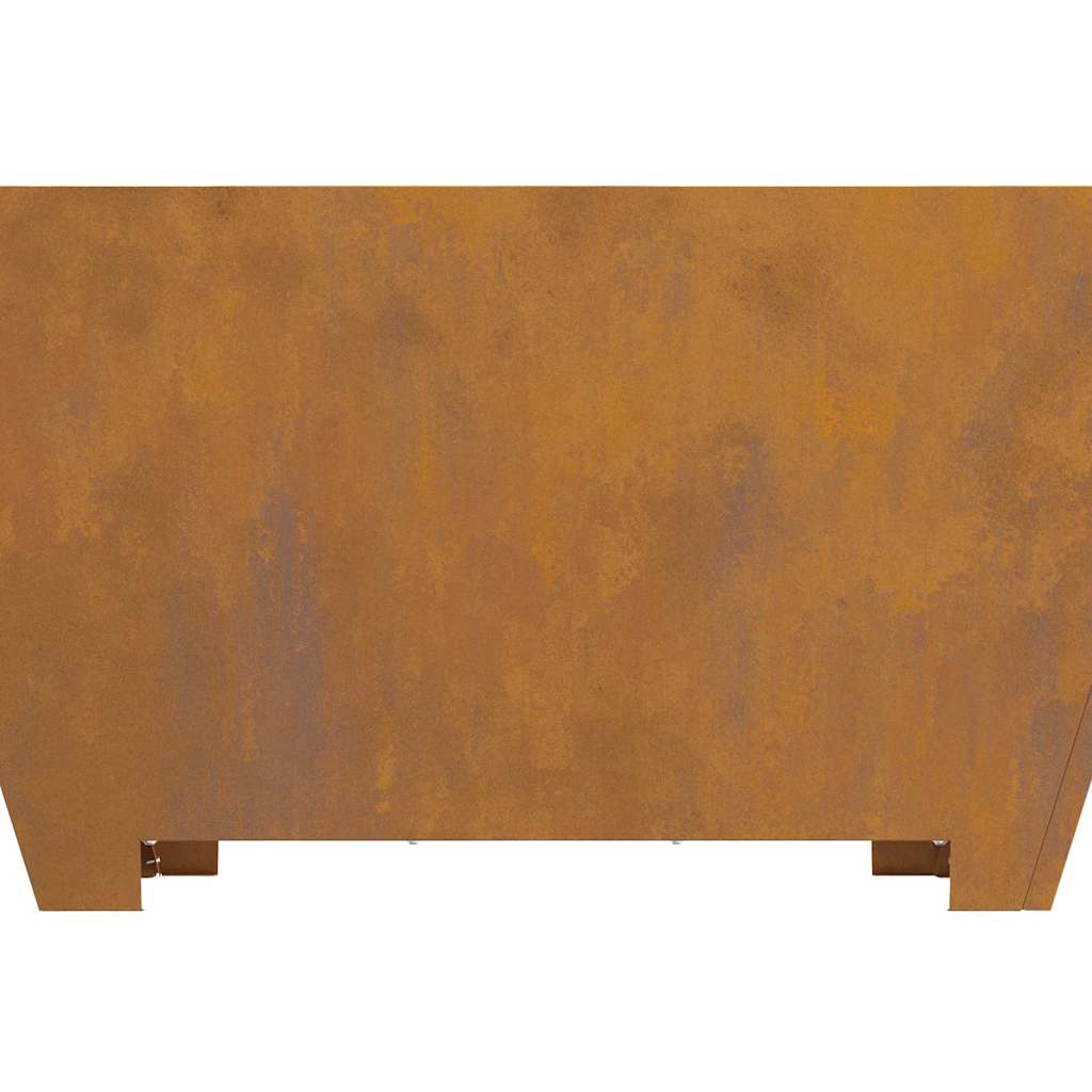 Fire Pit Castanho 80 x 80 x 40 cm Aço