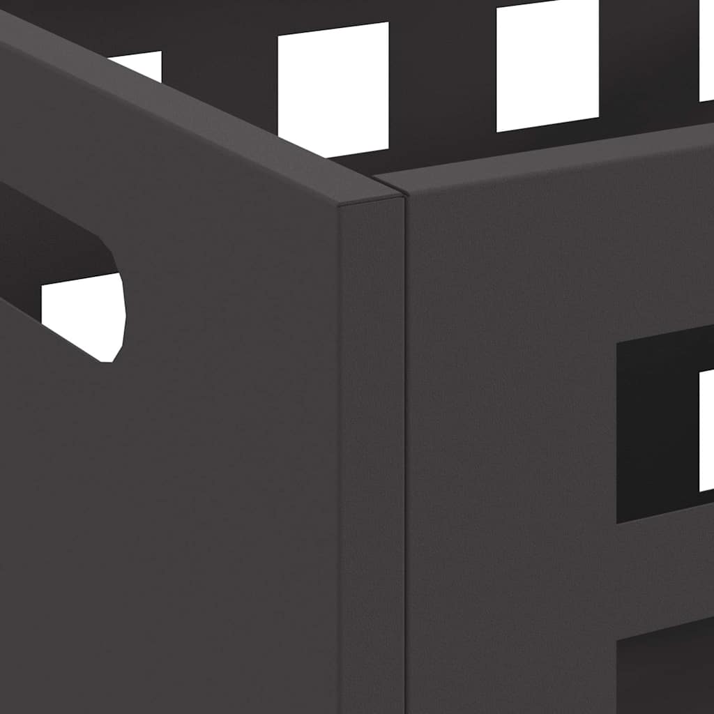 Fire Pit Preto 50 x 30 x 40 cm Aço