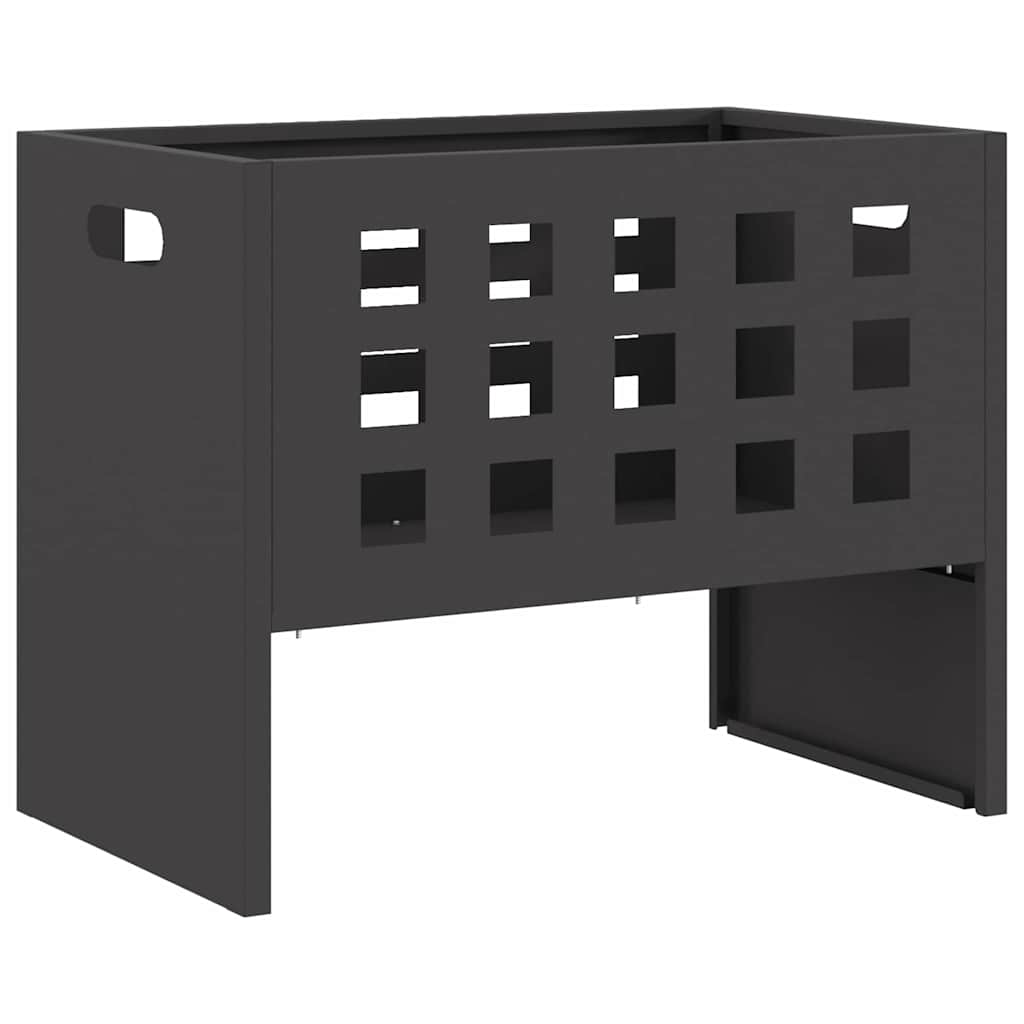 Fire Pit Preto 50 x 30 x 40 cm Aço
