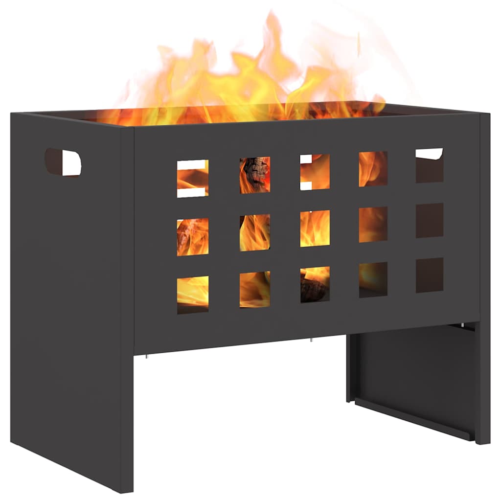 Fire Pit Preto 50 x 30 x 40 cm Aço