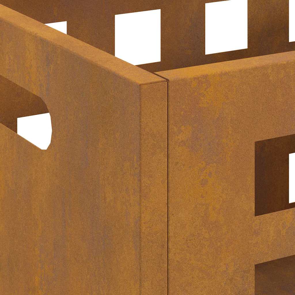 Fire Pit Castanho 50 x 30 x 40 cm Aço