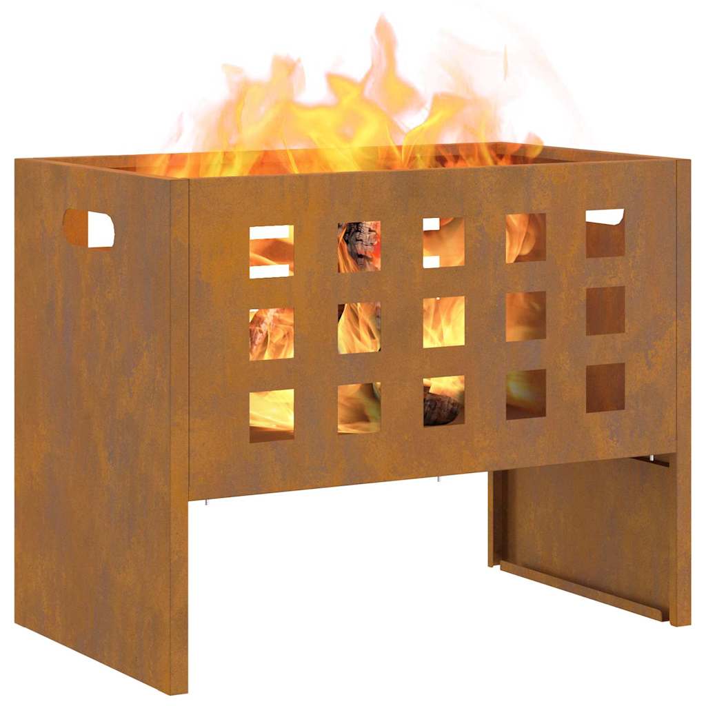 Fire Pit Castanho 50 x 30 x 40 cm Aço