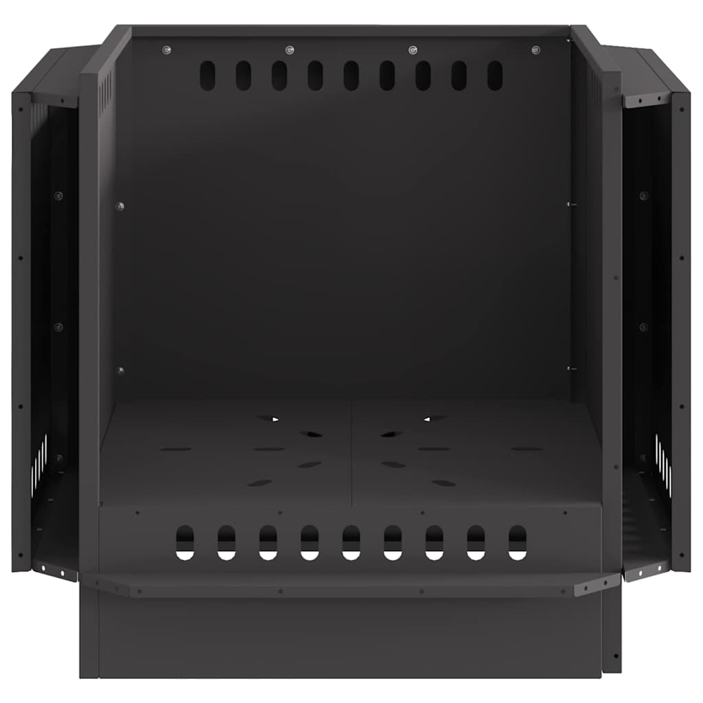 Fogueira Sem Fumaça Preto 58 x 58 x 51 cm Aço laminado a frio