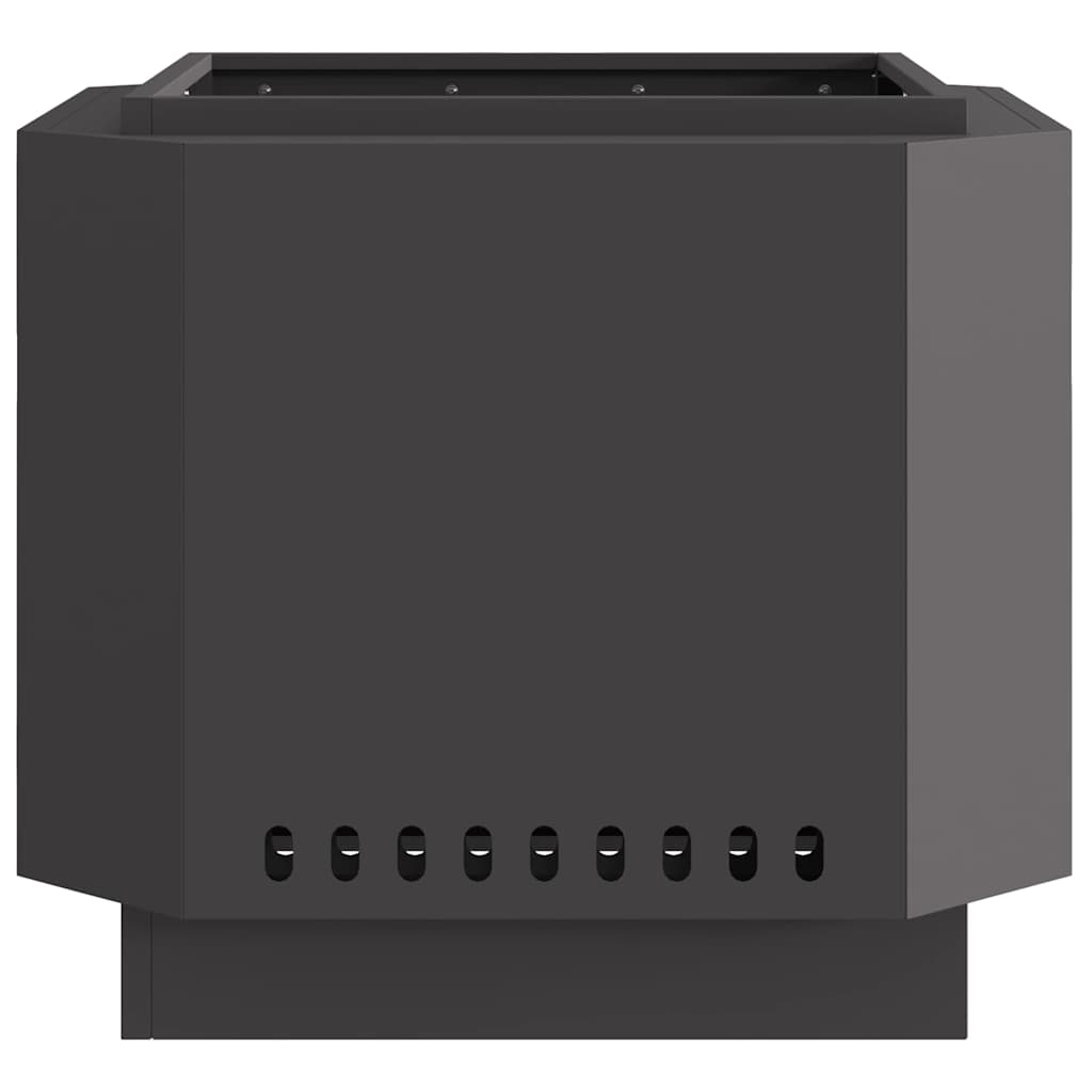 Fogueira Sem Fumaça Preto 58 x 58 x 51 cm Aço laminado a frio