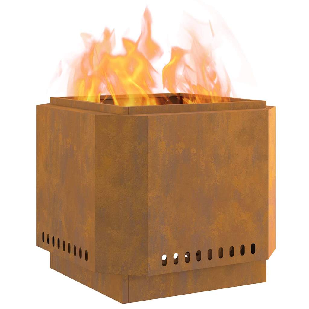 Fogueira Sem Fumaça Castanho 58 x 58 x 51 cm Aço