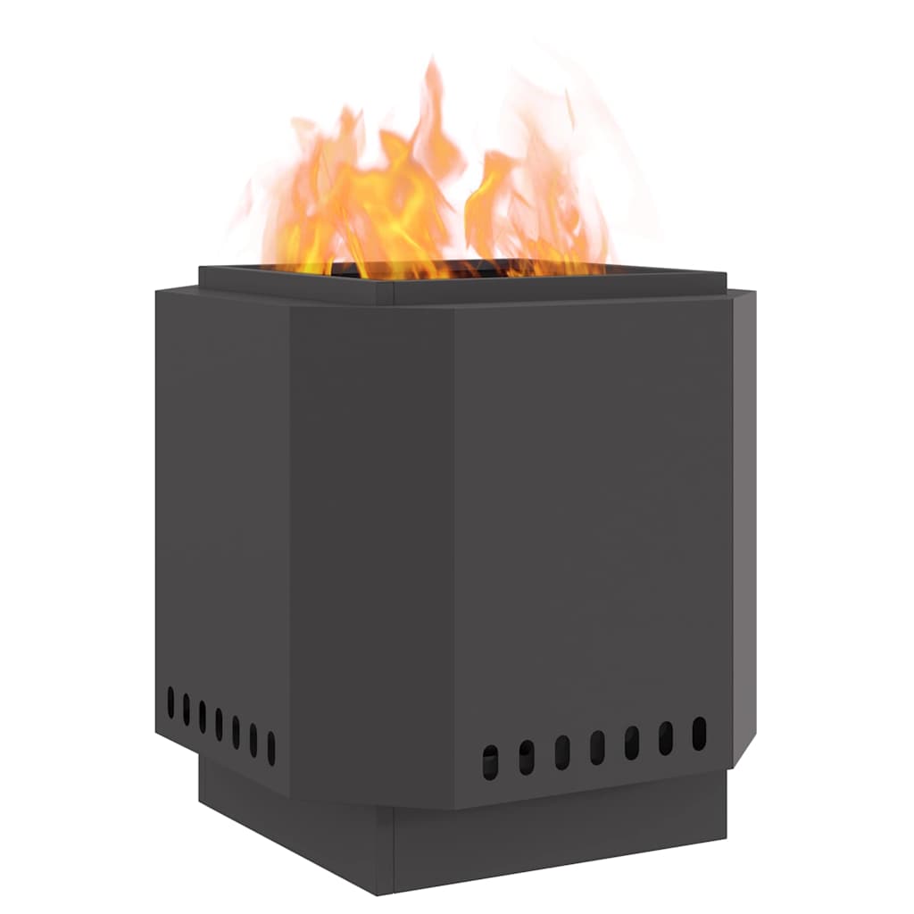 Fogueira Sem Fumaça Preto 48 x 48 x 51 cm Aço