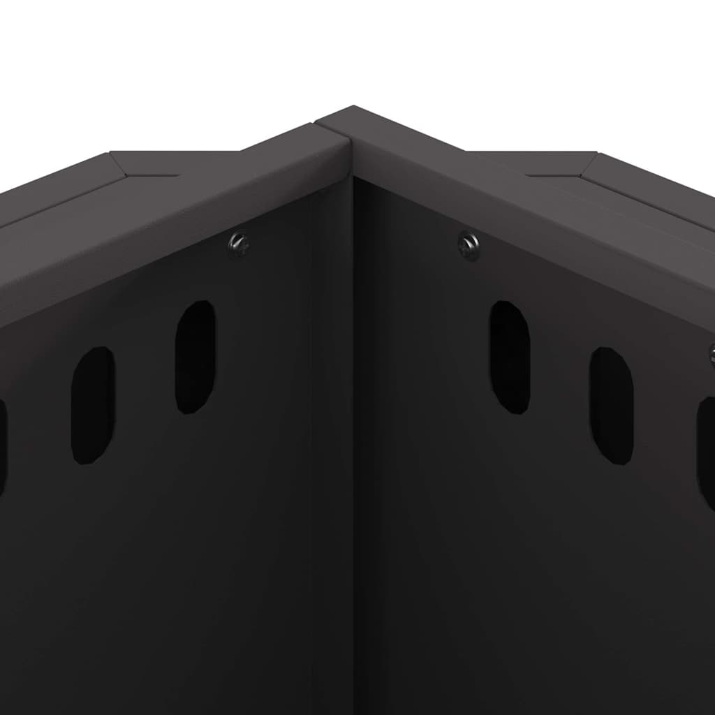 Fogueira Sem Fumaça Preto 38 x 38 x 51 cm Aço