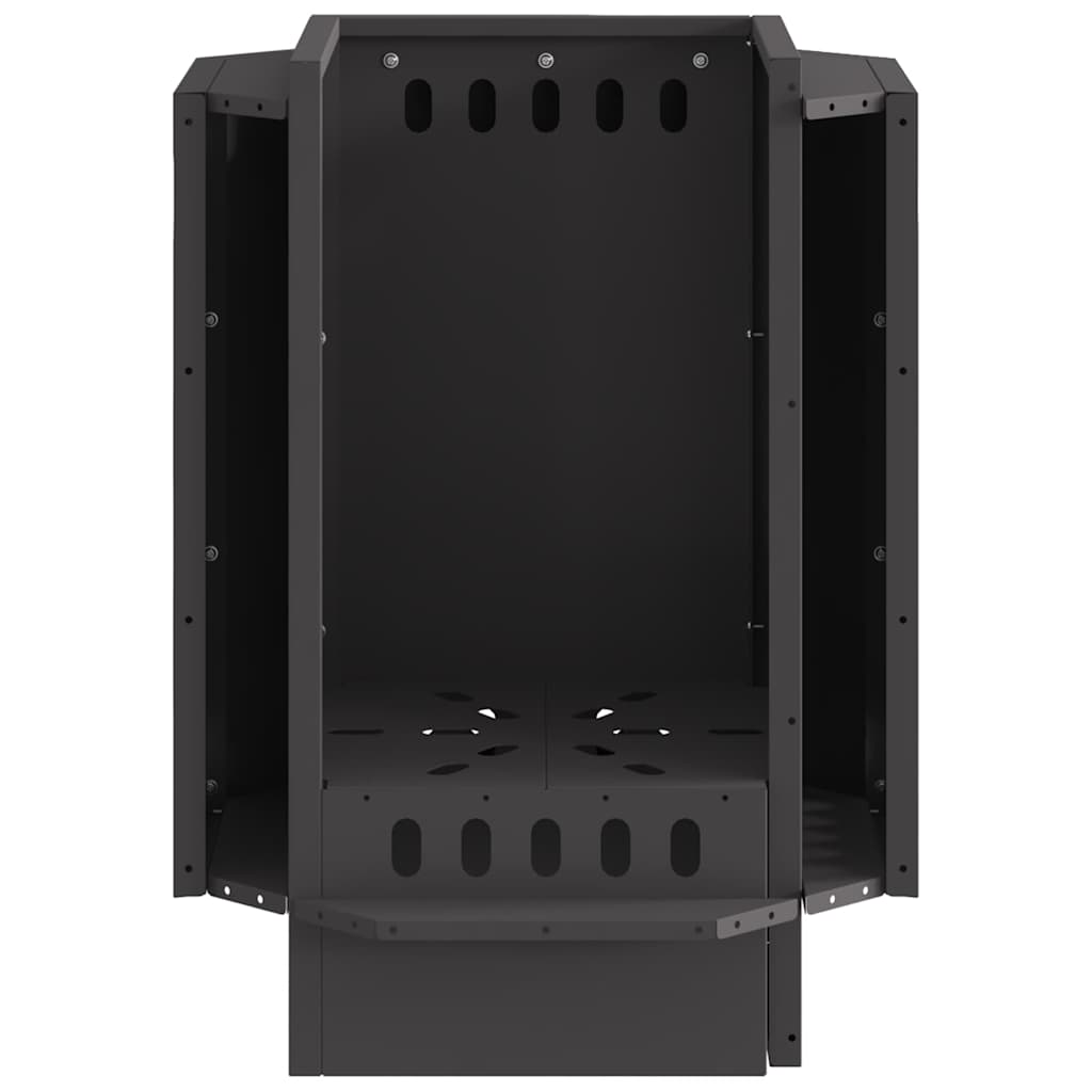 Fogueira Sem Fumaça Preto 38 x 38 x 51 cm Aço