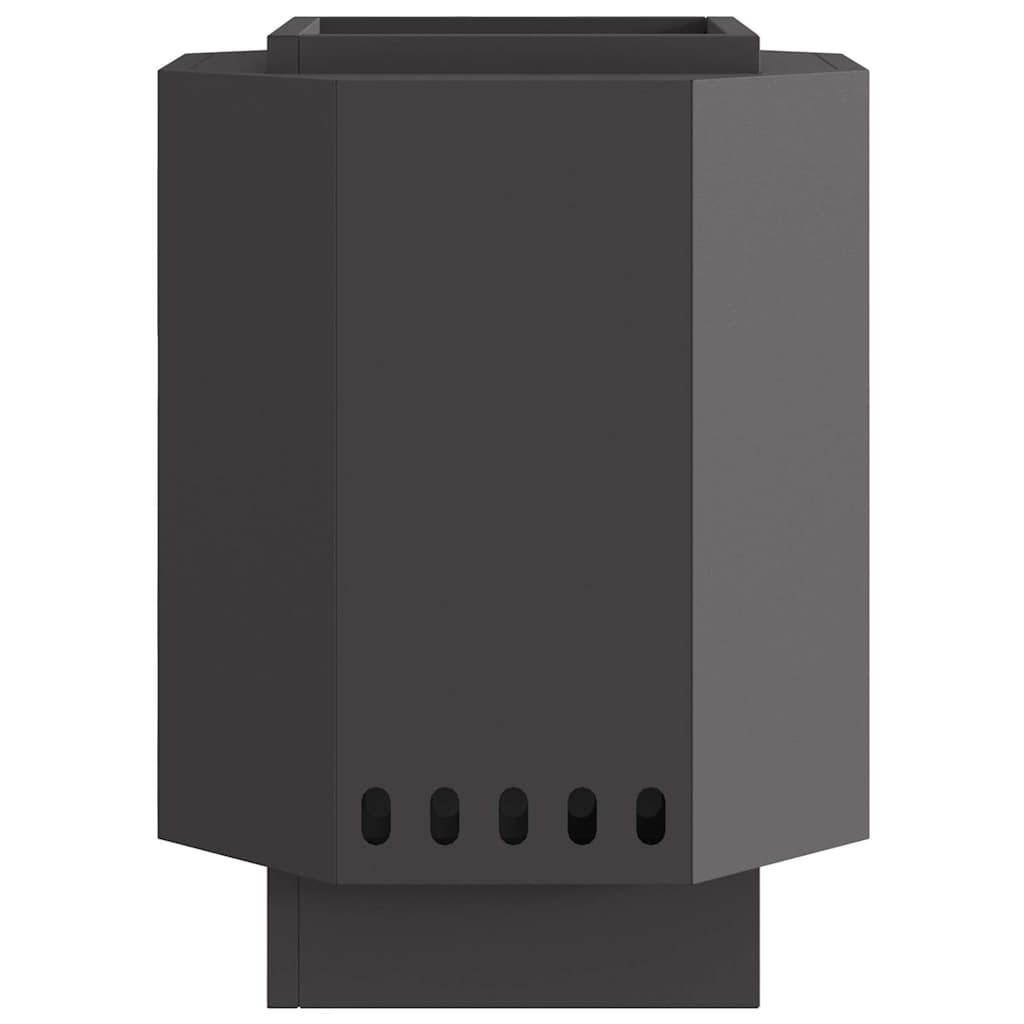 Fogueira Sem Fumaça Preto 38 x 38 x 51 cm Aço