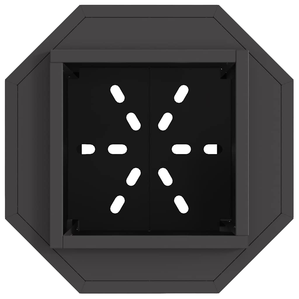 Fogueira Sem Fumaça Preto 38 x 38 x 51 cm Aço