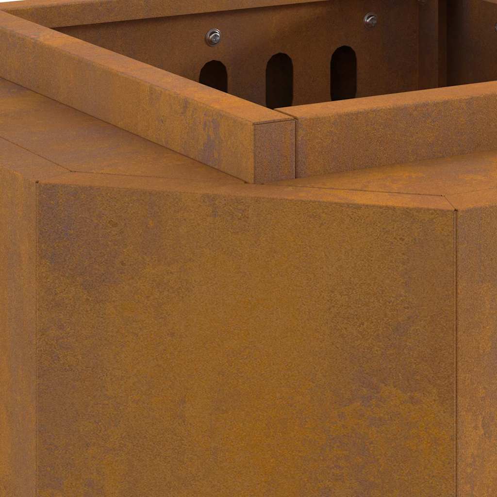 Fogueira Sem Fumaça Castanho 38 x 38 x 51 cm Aço