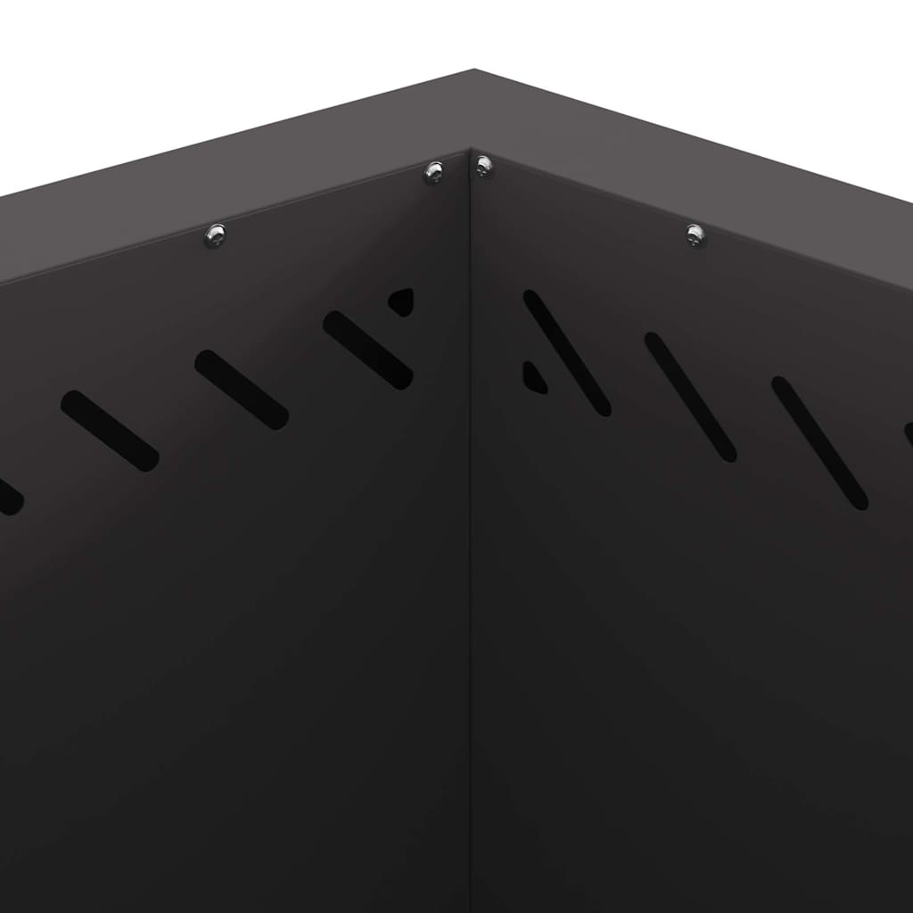 Fogueira Sem Fumaça Preto 58 x 58 x 51 cm Aço