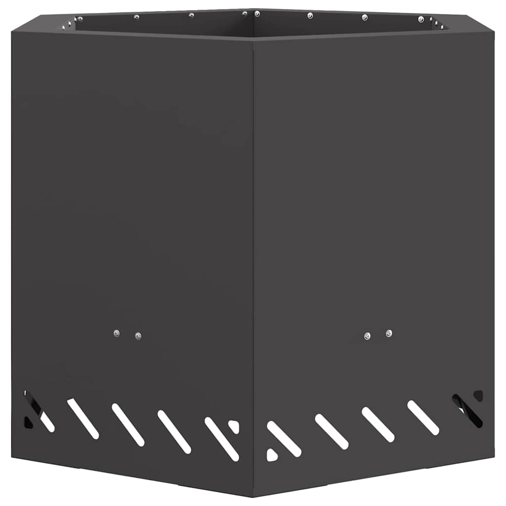 Fogueira Sem Fumaça Preto 58 x 58 x 51 cm Aço