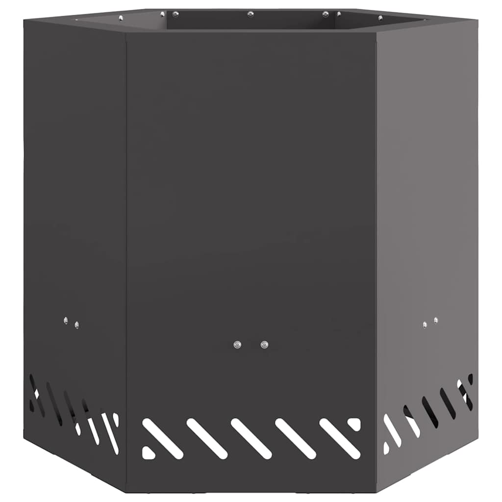 Fogueira Sem Fumaça Preto 48 x 48 x 51 cm Aço
