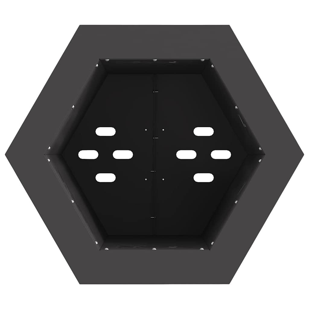 Fogueira Sem Fumaça Preto 38 x 38 x 51 cm Aço