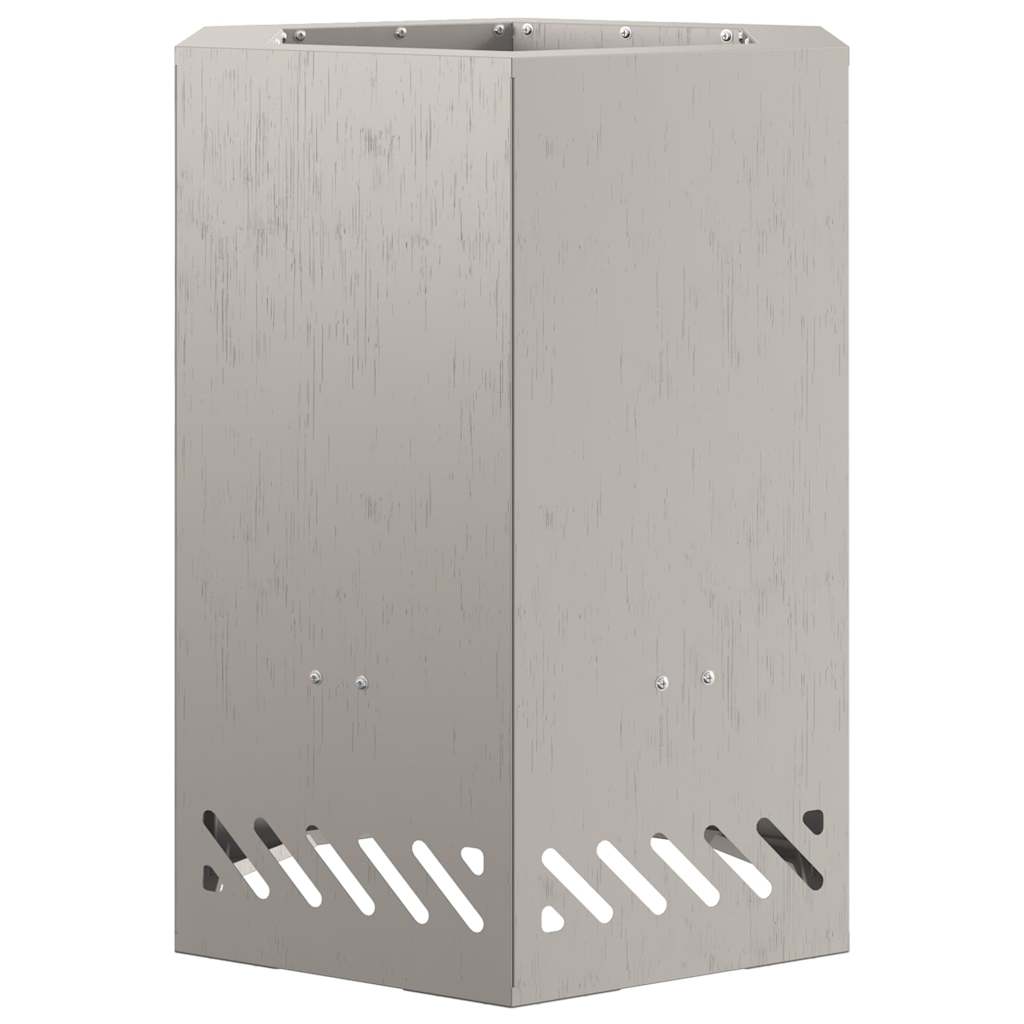 Fogueira Sem Fumaça Castanho 38 x 38 x 51 cm Aço