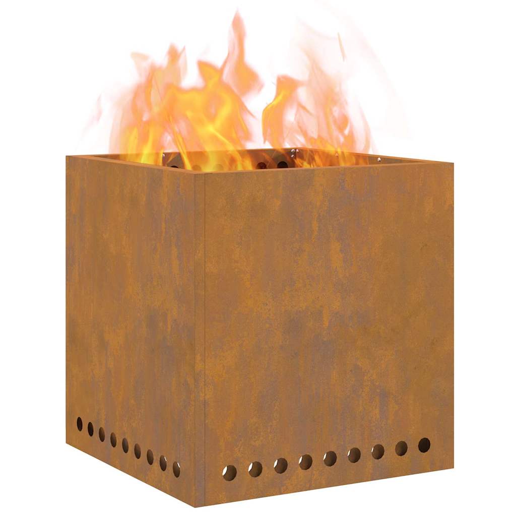 Fogueira Sem Fumaça Castanho 48 x 48 x 50 cm Aço
