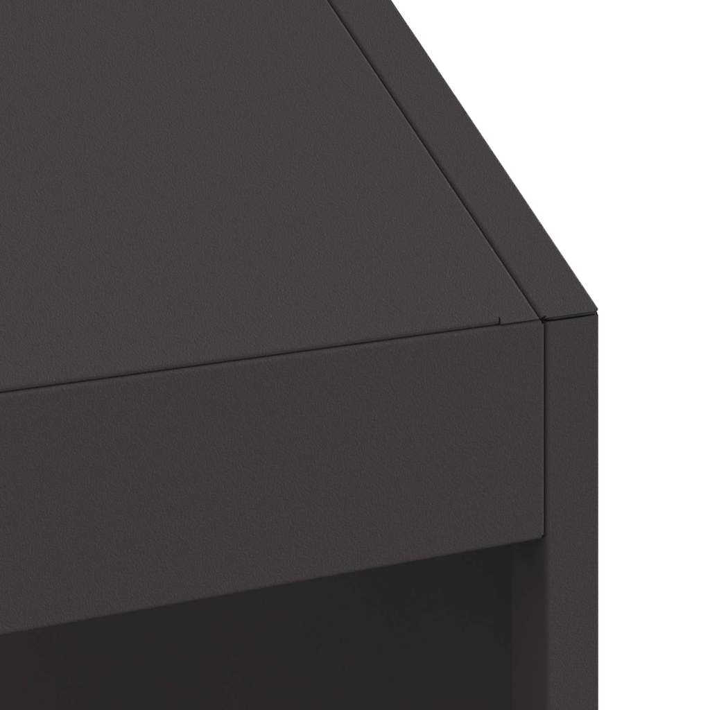 Fire Pit Preto 50 x 50 x 100 cm Aço