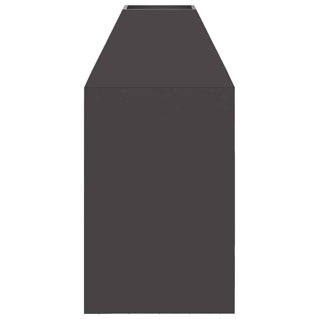 Fire Pit Preto 50 x 50 x 100 cm Aço