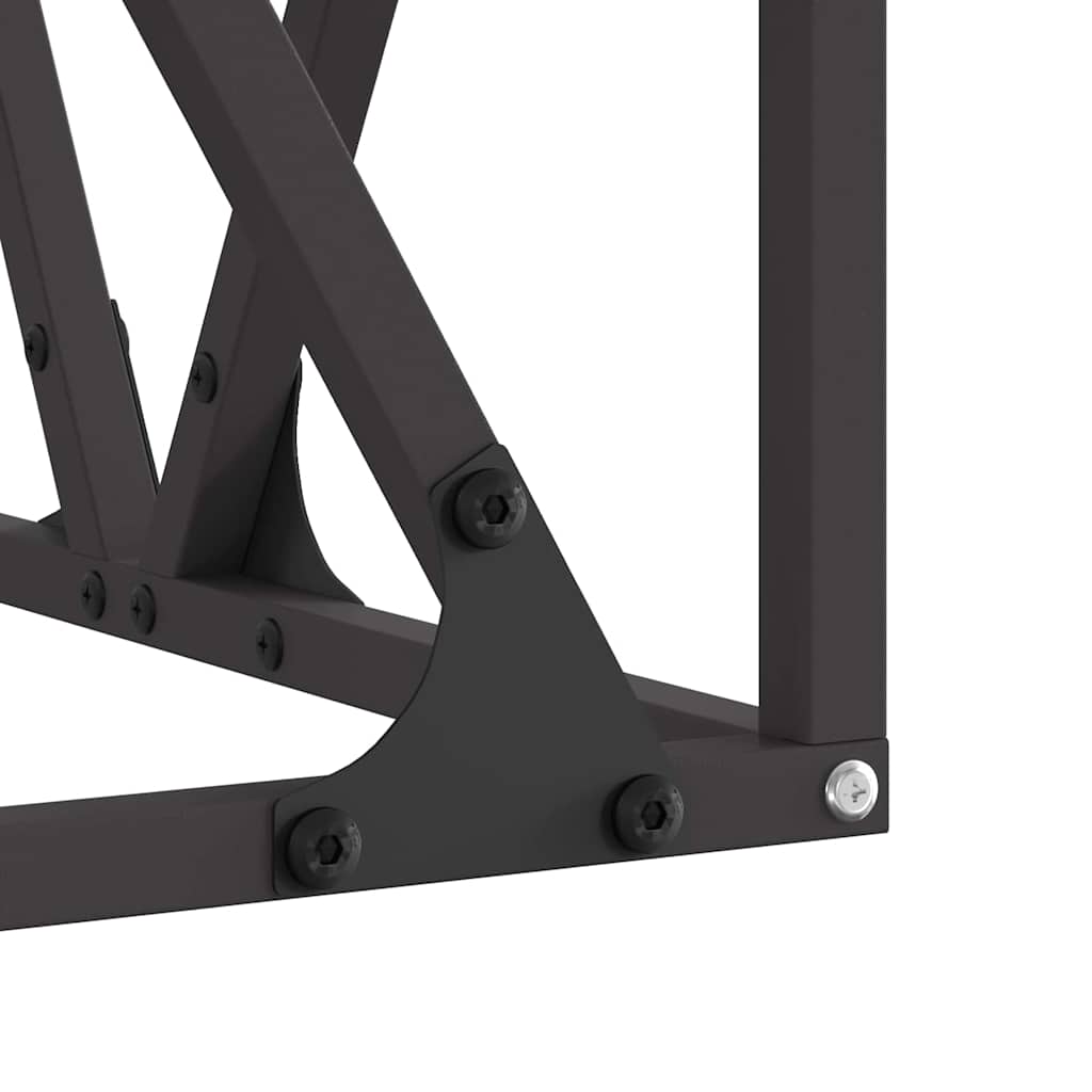 Fire Pit Preto 50 x 50 x 35 cm Aço