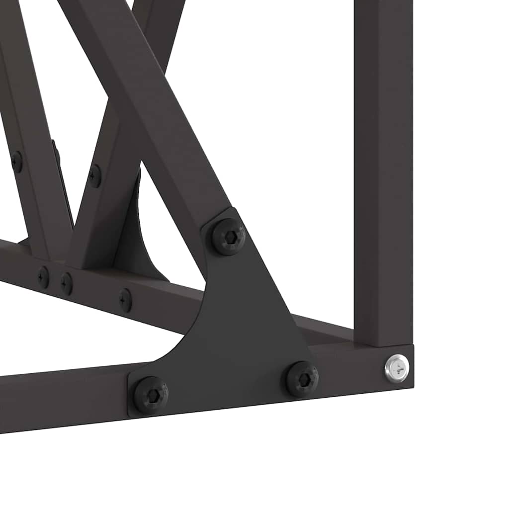 Fire Pit Castanho 50 x 50 x 35 cm Aço