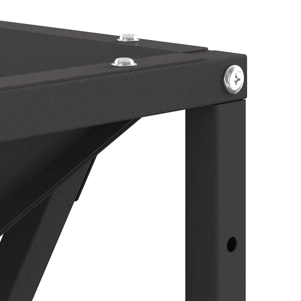 Fire Pit Preto 80 x 80 x 40 cm Aço