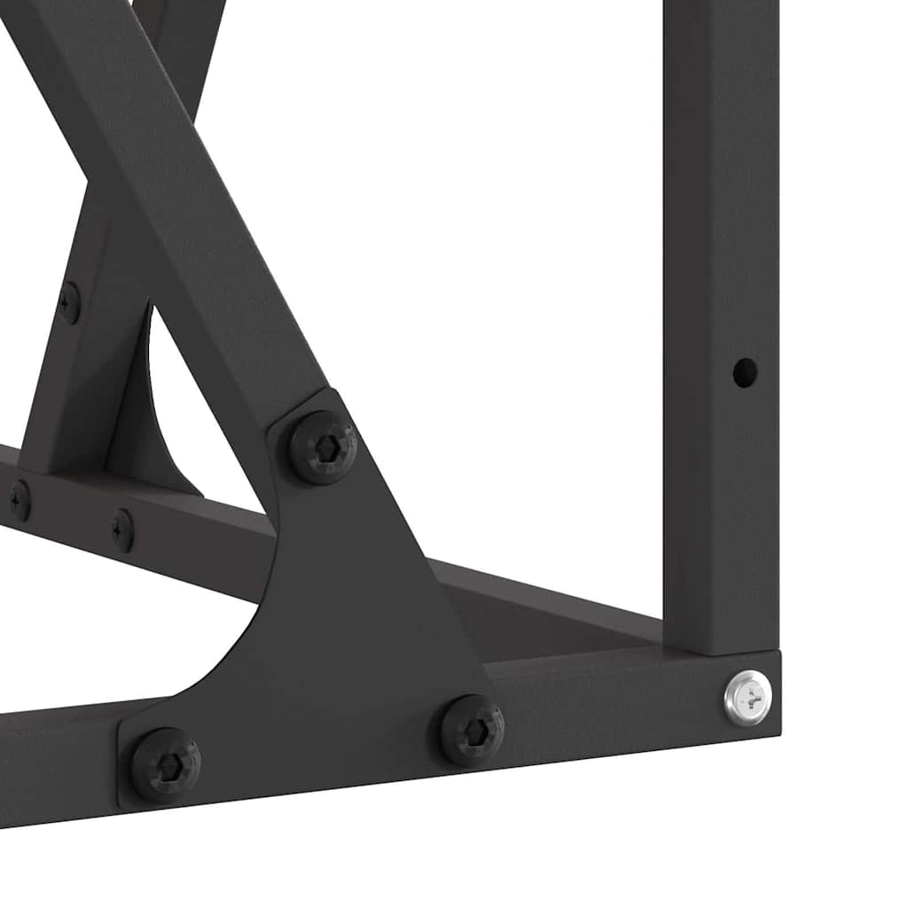 Fire Pit Castanho 80 x 80 x 40 cm Aço