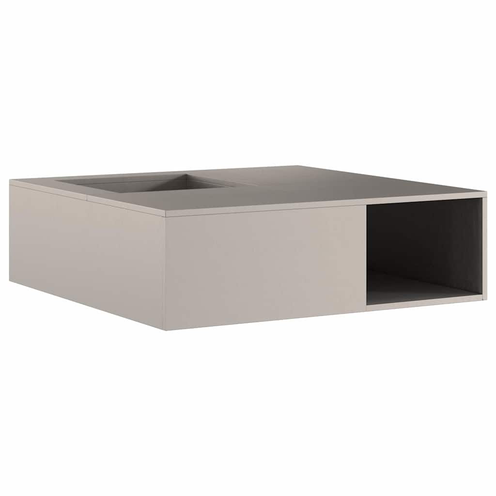 Fire Pit Castanho 100 x 100 x 30 cm Aço corten