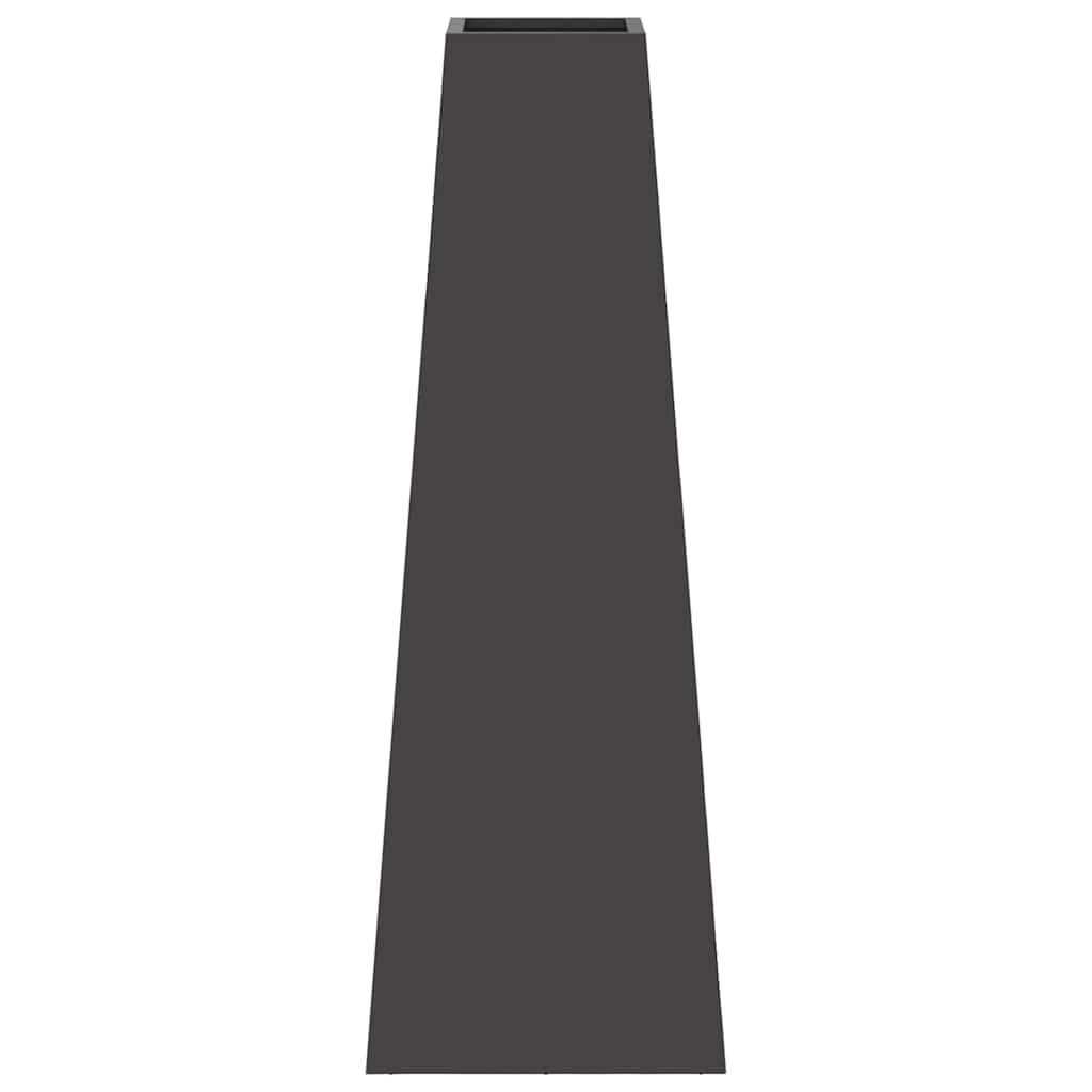 Fire Pit Preto 50 x 35 x 100 cm Aço