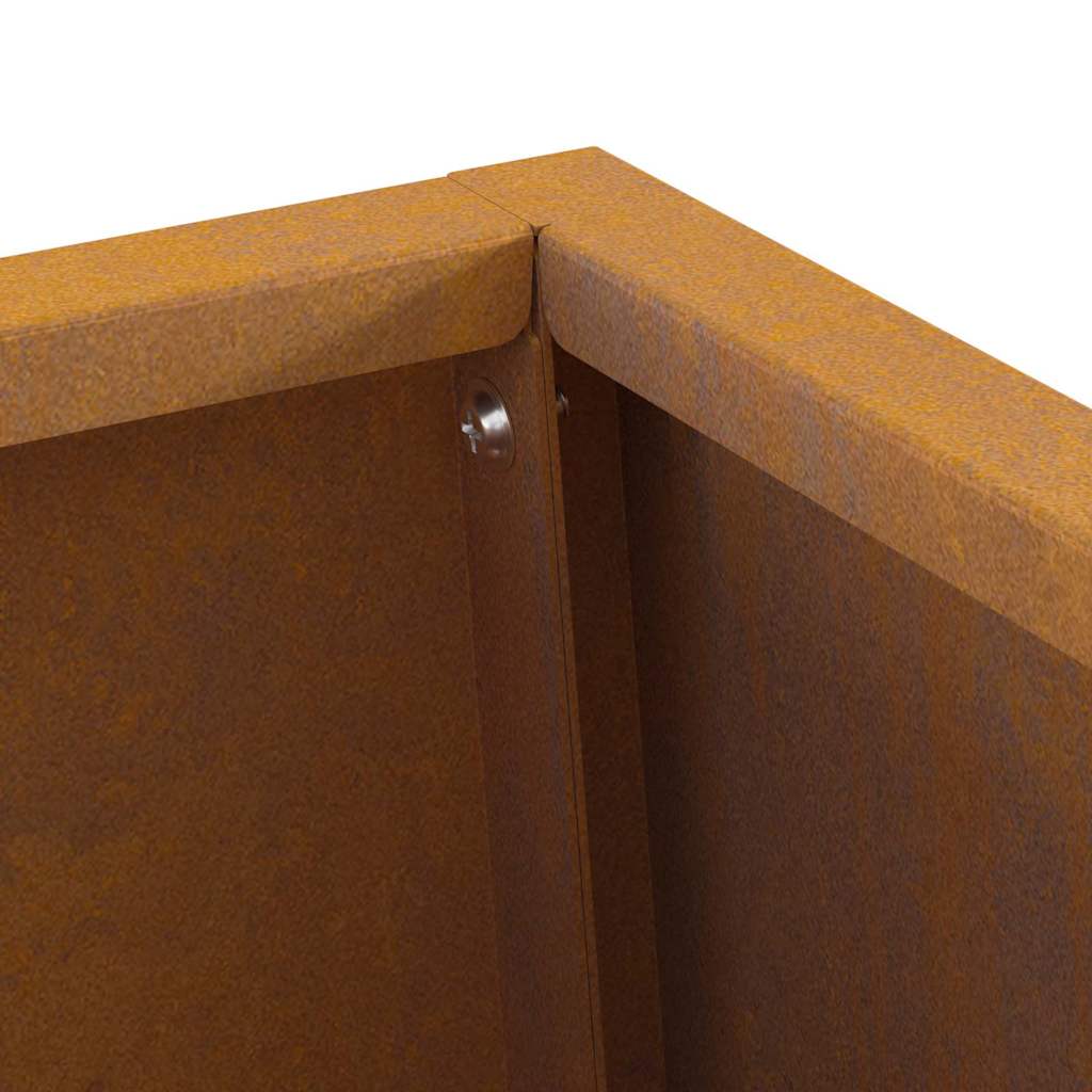Fire Pit Castanho 50 x 35 x 100 cm Aço corten