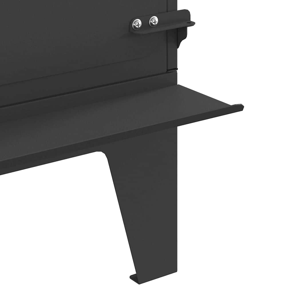 Fogão de Acampamento Preto 35 x 50 x 60 cm Aço laminado a frio