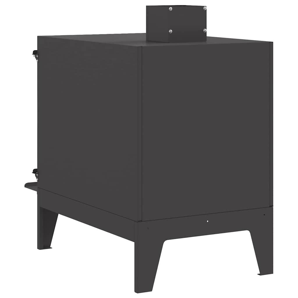 Fogão de Acampamento Preto 35 x 50 x 60 cm Aço laminado a frio