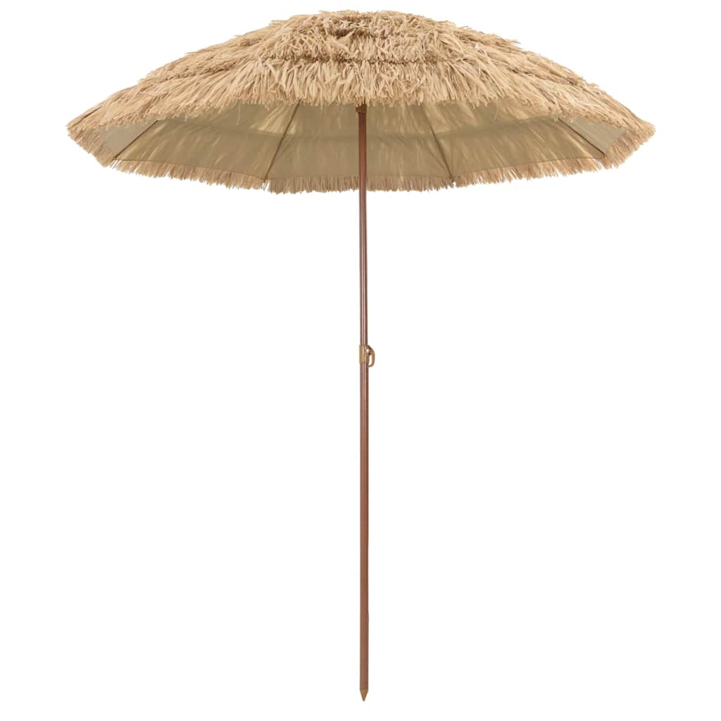 Parasol de Praia Castanho Ø 160 x 196 cm Aço