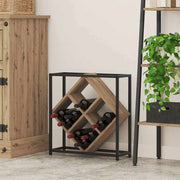 Escorredor de Vinho carvalho artisiano 51 x 18 x 52,5 cm