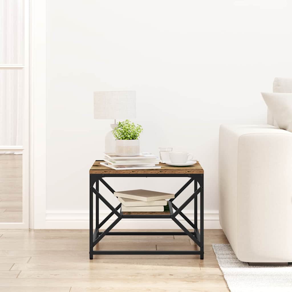 Mesa de centro Madeira antiga 51 x 50 x 40 cm