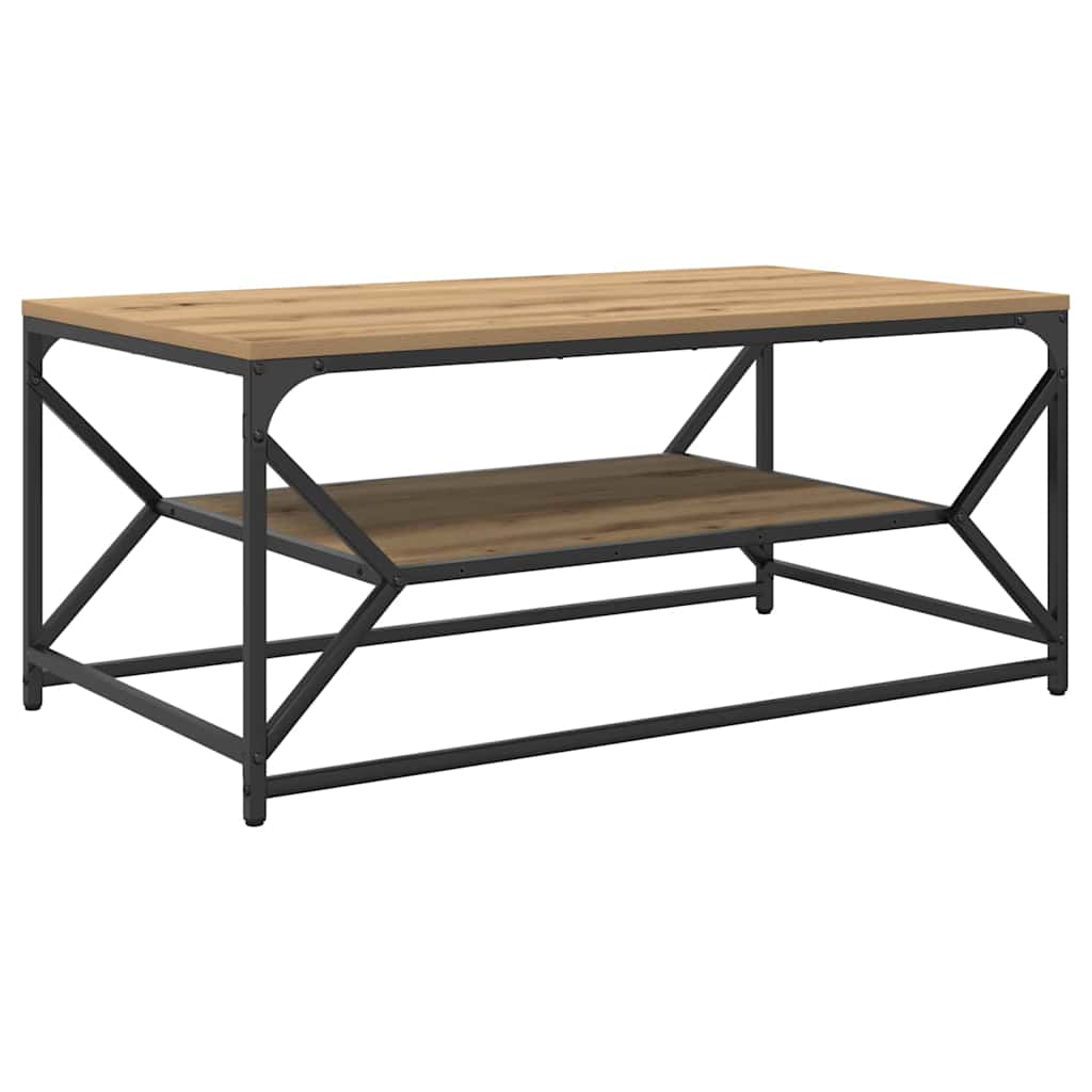 Mesa de centro carvalho artisiano 90 x 50 x 40 cm