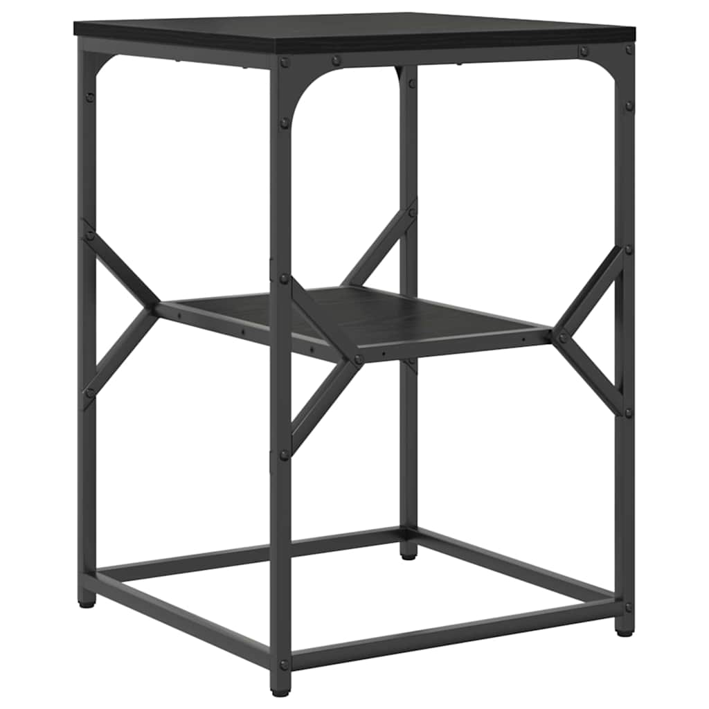 Mesa Lateral Carvalho Preto 41 x 40 x 60 cm