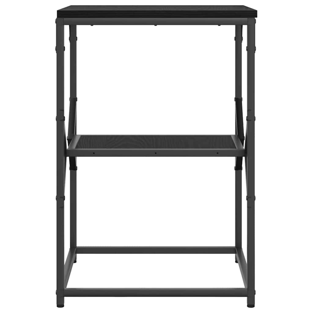 Mesa Lateral Carvalho Preto 41 x 40 x 60 cm