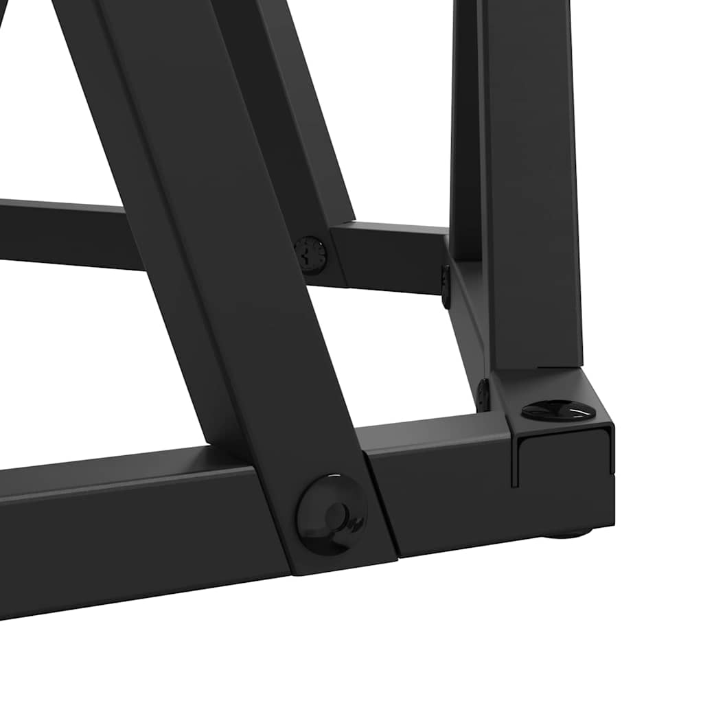 Mesa de centro 2 pcs Carvalho preto 50 x 50 x 50 cm