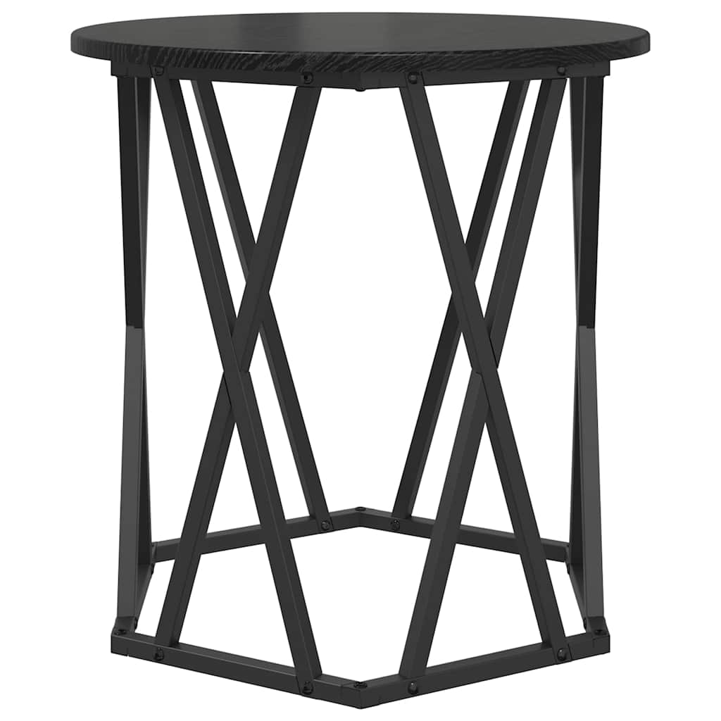 Mesa de centro 2 pcs Carvalho preto 50 x 50 x 50 cm