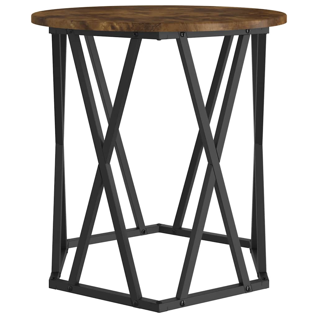 Mesa de centro 2 pcs Carvalho fumado 50 x 50 x 50 cm