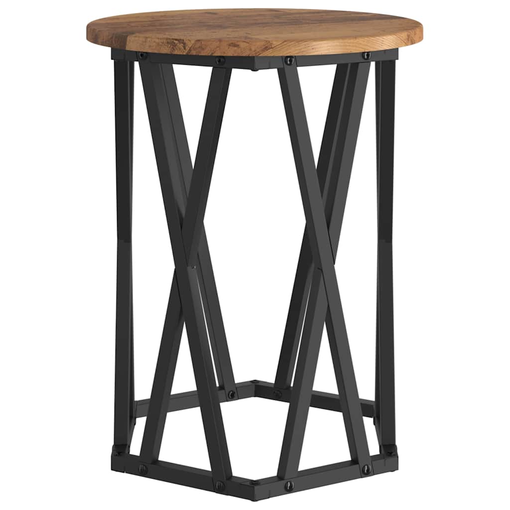 Mesa de centro 2 pcs Madeira antiga 50 x 50 x 50 cm