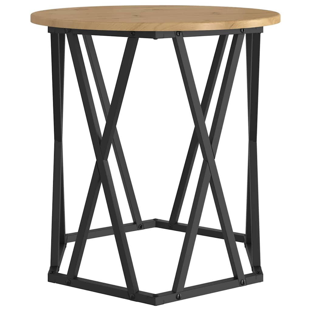 Mesa de centro 2 pcs carvalho artisiano 50 x 50 x 50 cm